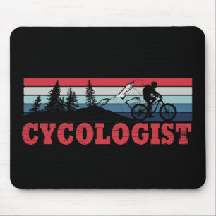 Lustige Radfahrerrente - Cycologist Mousepad