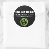 Lustige Radiologie, Nope, das C Diff ist Runder Aufkleber (Tasche)