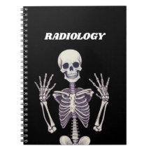 Lustige Radiologie-Skelettpose Dunkle Medizinische