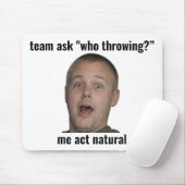 Lustige Rangliste-Gamer-Meme-Mauspad Mousepad (Mit Mouse)