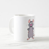 lustige Ratte Kaffeetasse (Vorderseite Links)
