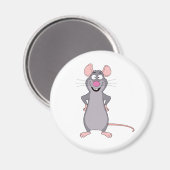 lustige Ratte Magnet (Vorderseite/Rückseite)