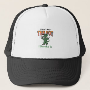 Lustige Ratte Pot Zitat Vintage Gravur Design_1 Truckerkappe