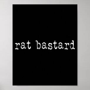 Lustige Ratten-Zitat Poster