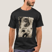Lustige Raum-Katze - Catronaut- T - Shirt (Vorderseite)
