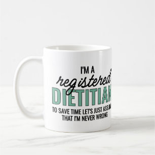 Lustige RD-Registrierte Ernährungsberater-Geschenk Kaffeetasse
