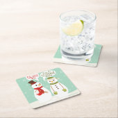 LUSTIGE RECHTECKIGER PAPPUNTERSETZER (Vor Ort)