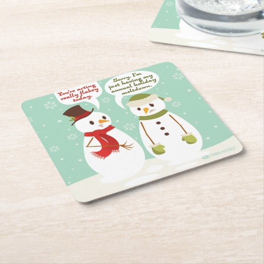 LUSTIGE RECHTECKIGER PAPPUNTERSETZER (angewinkelt)