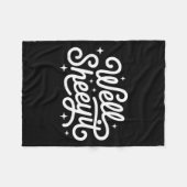 Lustige Redewendung na ja Fleecedecke (Vorderseite (Horizontal))