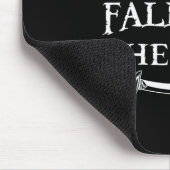 Lustige Regel #1 Fall nicht vom Boot ab Kreuzfahrt Mousepad (Ecke)