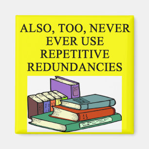 lustige Regeln für Verfasser Magnet