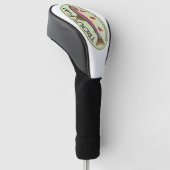 Lustige Regenbogenforelle-Angler Golf Headcover (angewinkelt)