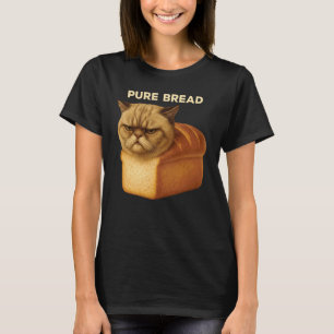 Lustige reine Brotkatze Frisch gebackenes Brot C T-Shirt