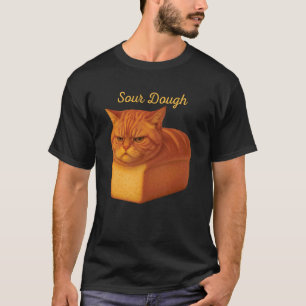 Lustige reinrassige orange getigerte Katze frisch  T-Shirt