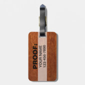 Lustige Reise-Gepäckausgabe | nicht Ihr rustikal Gepäckanhänger (Rückseite vertikal)