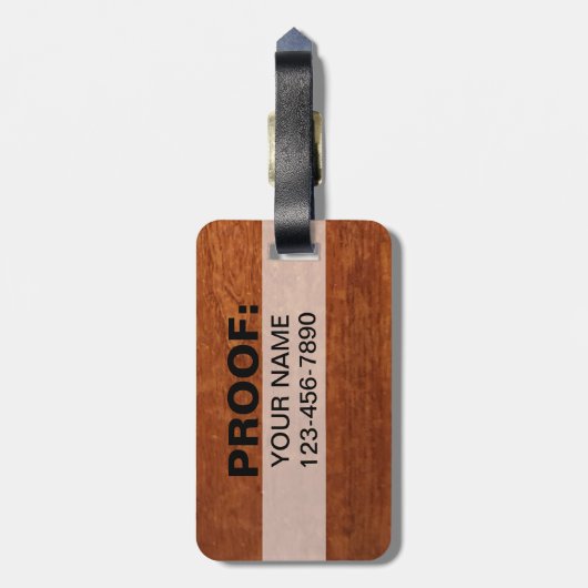 Lustige Reise-Gepäckausgabe | nicht Ihr rustikal Gepäckanhänger (Rückseite vertikal)