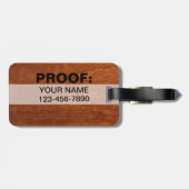 Lustige Reise-Gepäckausgabe | nicht Ihr rustikal Gepäckanhänger (Rückseite horizontal)