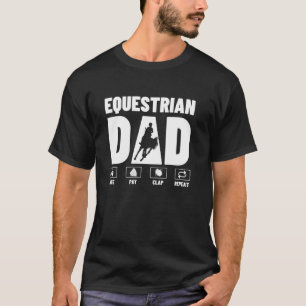 Lustige Reitkunst für Männer Vater Pferd Reiter Sp T-Shirt