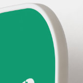 lustige Remüde nicht müde Jahr Initialen Minze Whi Pickleball Schläger (Linke Seite)