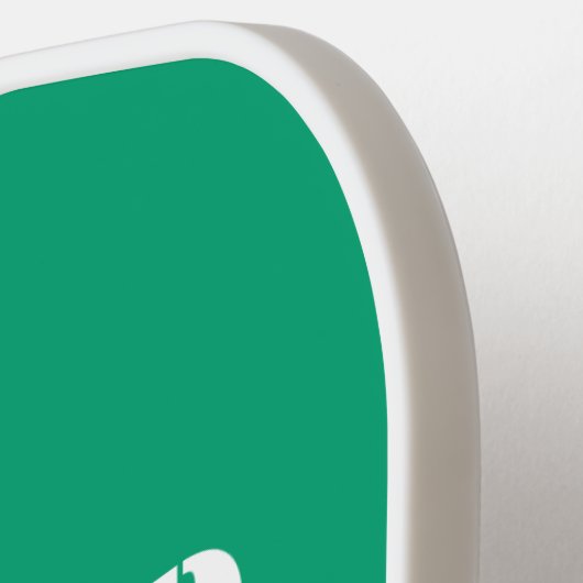 lustige Remüde nicht müde Jahr Initialen Minze Whi Pickleball Schläger (Linke Seite)