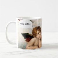 Lustige Renaissance-Engel Kaffeetasse