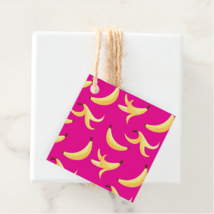 Lustige Retro-Bananen-Partygeschenke-Wortspiele Ed Geschenkanhänger