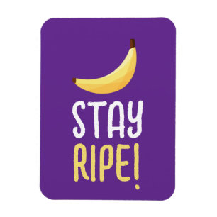 Lustige Retro-Bananen-Partygeschenke-Wortspiele Ed Magnet
