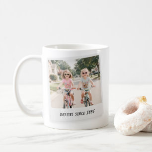 Lustige Retro-Beste-Freunde-Besties-individuelle 2 Kaffeetasse