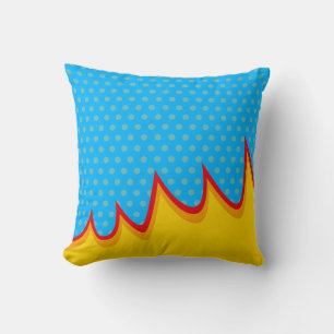 Lustige Retro-Comic-Book-Pop-Art-Explosion Kissen