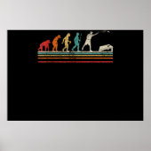 Lustige Retro-Evolutions-Cornhole-Bohnenbeutel Cor Poster (Vorne)