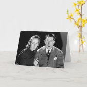 Lustige Retro Geburtstags-Karte Karte (Gelbe Blume)