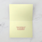 Lustige Retro Hausfrau-Karte Karte (Innenseite)