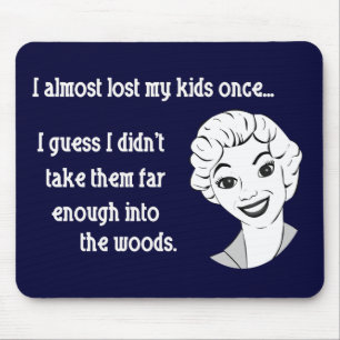 Lustige Retro Mama Mousepad