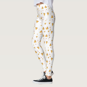 Lustige Retro-Peperoni-Pizza im minimalistischen M Leggings