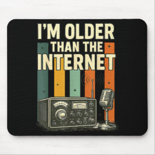 Lustige Retro-Sprüche Vintage Humor Internet-Nosta Mousepad