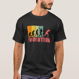 Lustige Retro-Tischtennis-Menschheitsentwicklung M T-Shirt
