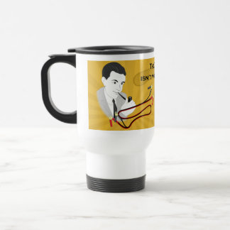 Lustige Retro Vater-Kaffee-Reise-Tasse Reisebecher