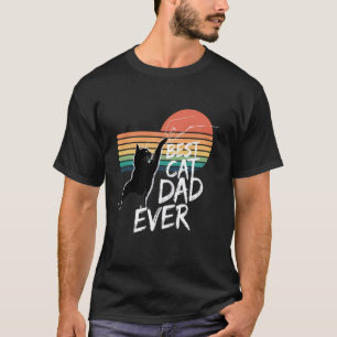 Lustige Retro-Vati-Vintage-Cat-Bump-Faust-Beste Ka T-Shirt