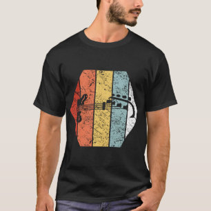 Lustige Retro Vintage Bass-Gitarren-80er Art T-Shirt