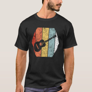 Lustige Retro Vintage Gitarren-80er Art T-Shirt