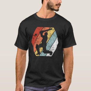 Lustige Retro Vintage Kricket-80er Art T-Shirt
