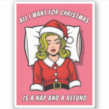 Lustige Retro-Vintage-Pop-Art-Weihnachtshumor