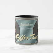 Lustige Retro Vinylaufzeichnung Tasse (Zentrum)