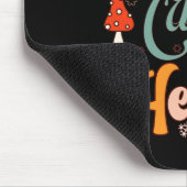 Lustige Retro-Weihnachtsmänner süßester Helfer Mousepad (Ecke)