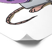 lustige Ritterkriegsmaus Poster (Ecke)