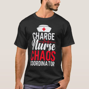 Lustige RN-Krankenschwester-Zitat leitende Kranken T-Shirt