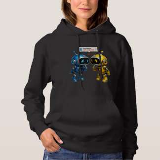 lustige Roboter-Memes Hoodie
