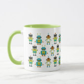 Lustige Roboter Tasse (Links)