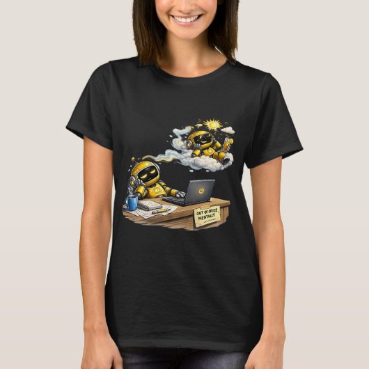 lustige Robotertraeume T-Shirt (Vorderseite)
