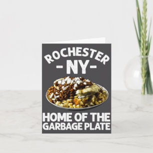 Lustige Rochester Ny Garbage Plate Geschenk Cool N Karte